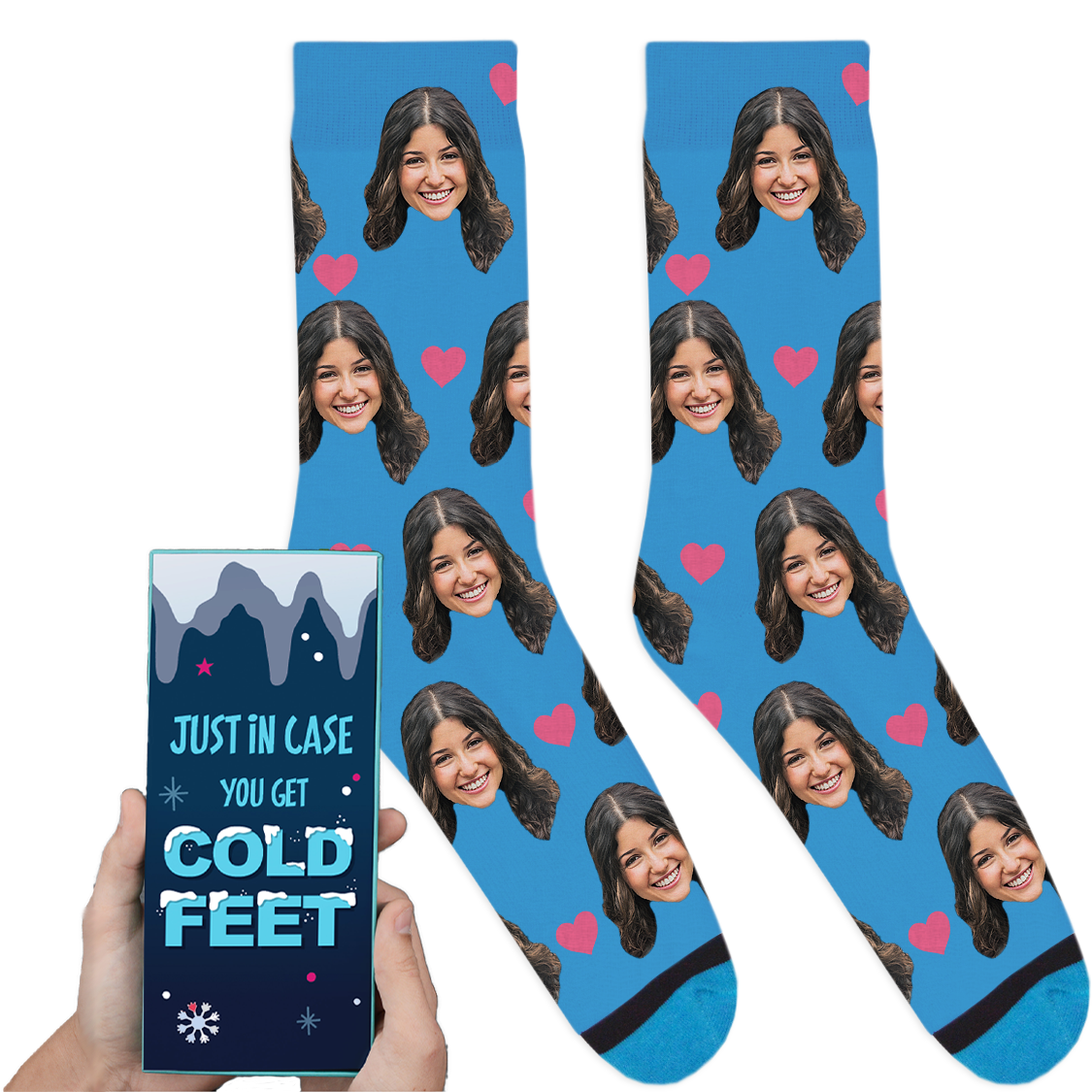 Custom Valentines Socks: Cold Feet
