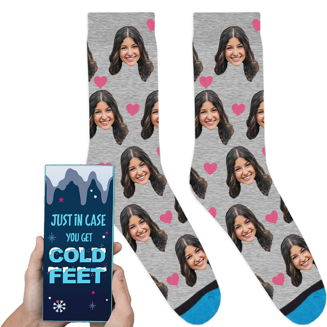 Custom Valentines Socks: Cold Feet