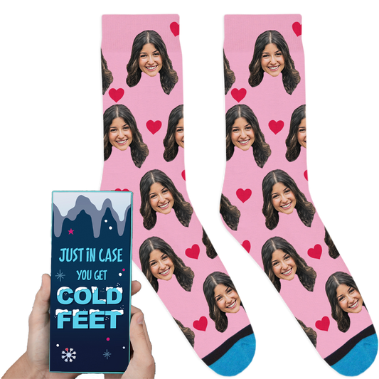 Custom Valentines Socks: Cold Feet