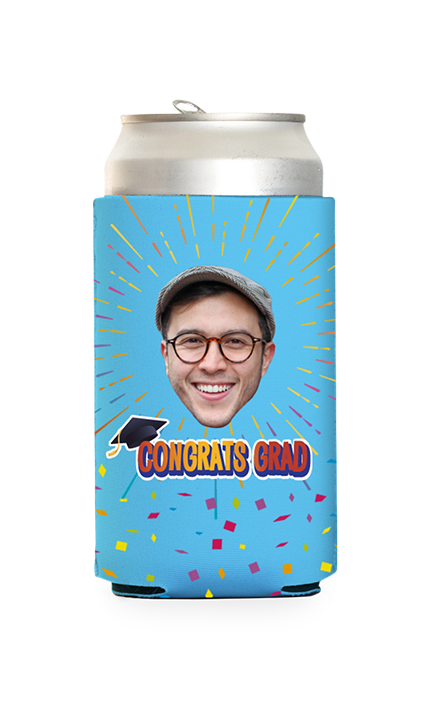 Custom Congrats Grad Can Cooler