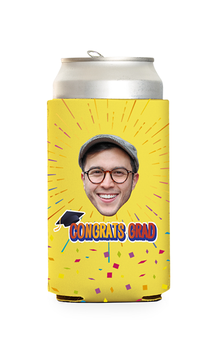 Custom Congrats Grad Can Cooler
