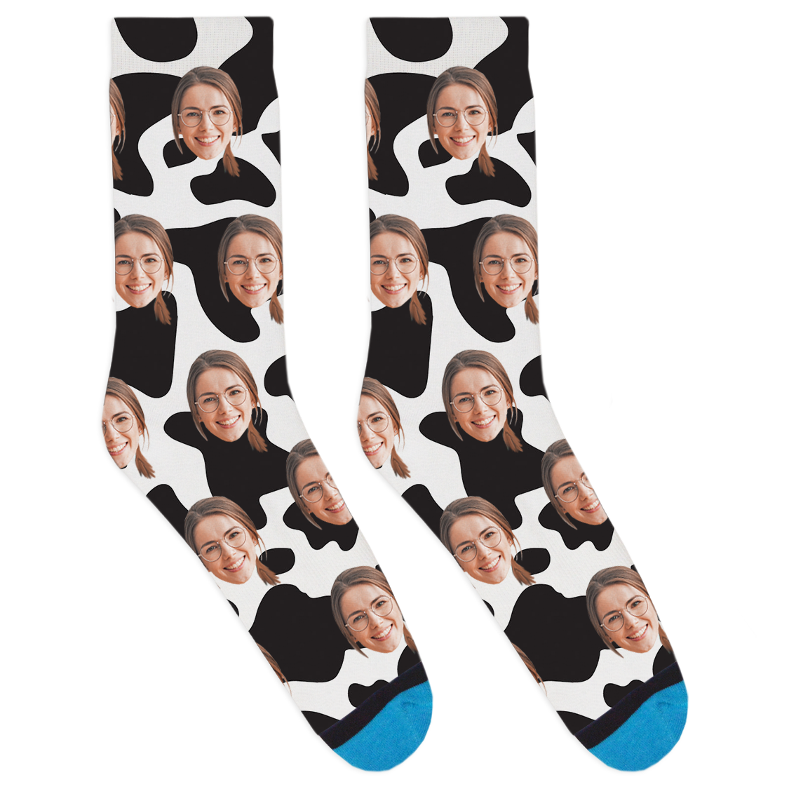 Custom Cow Print Socks