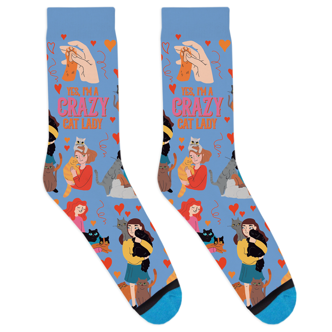 Crazy Cat Lady Socks