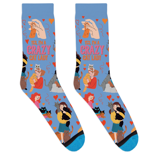 Crazy Cat Lady Socks