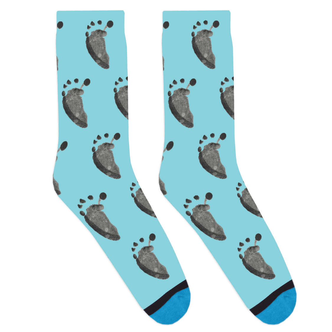 Custom Baby Footprint Socks