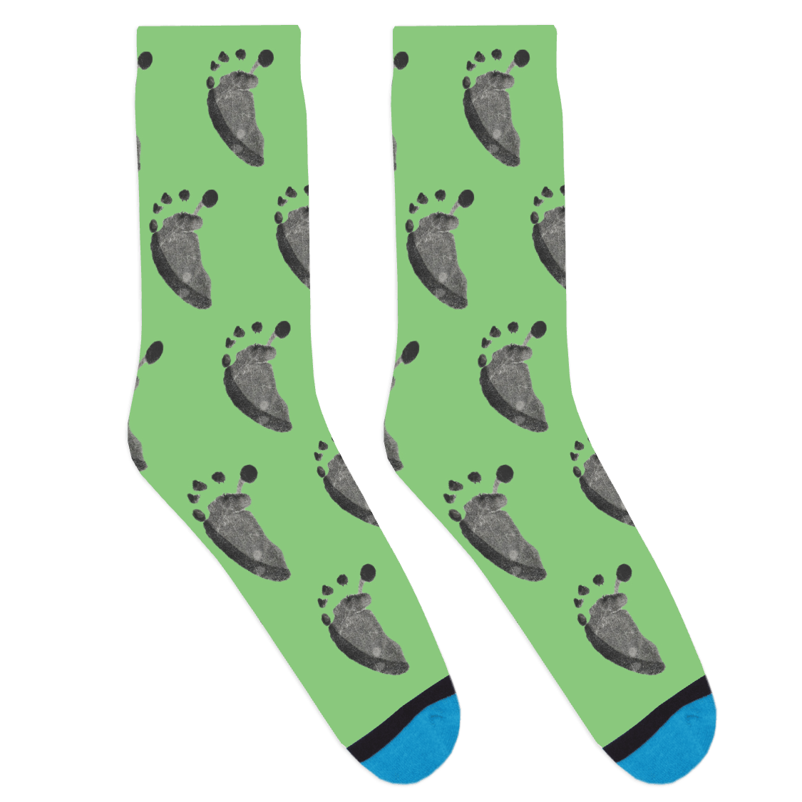 Custom Baby Footprint Socks