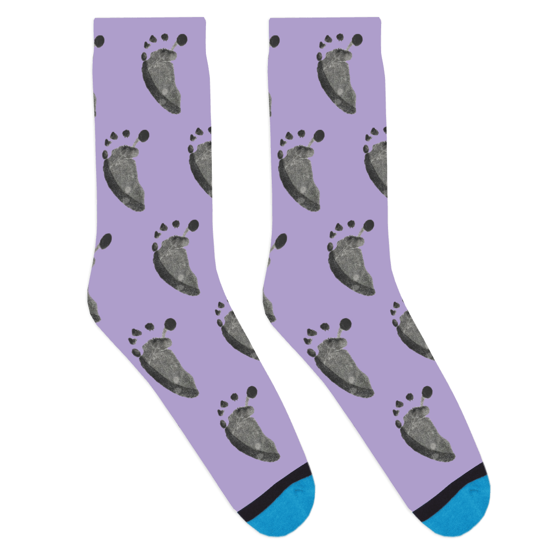 Custom Baby Footprint Socks