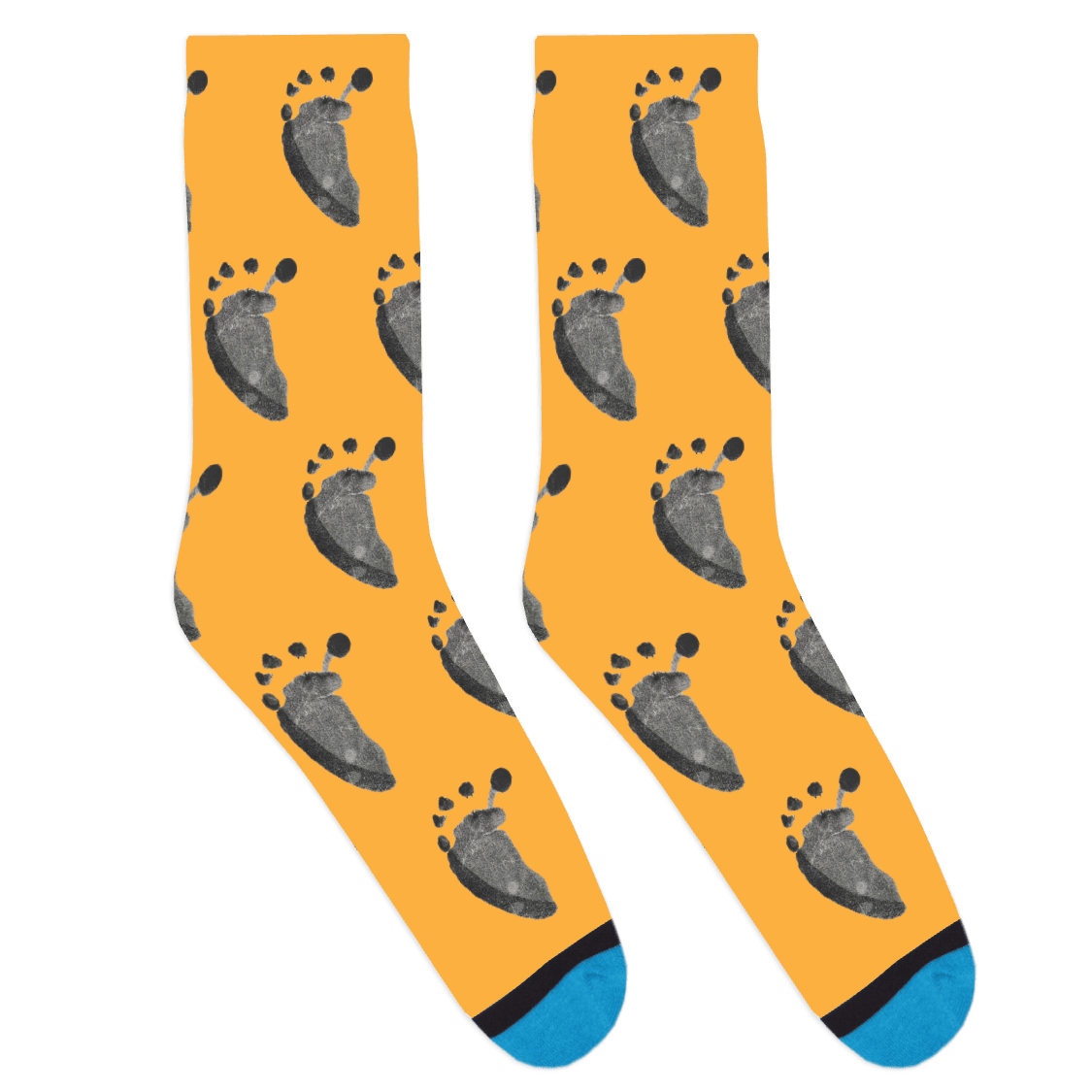 Custom Baby Footprint Socks