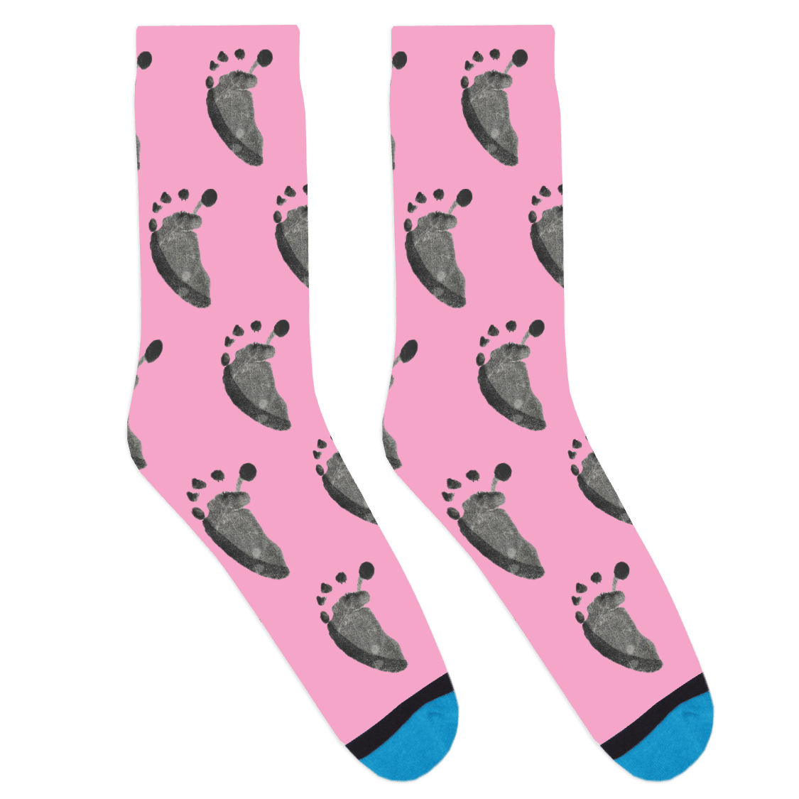 Custom Baby Footprint Socks