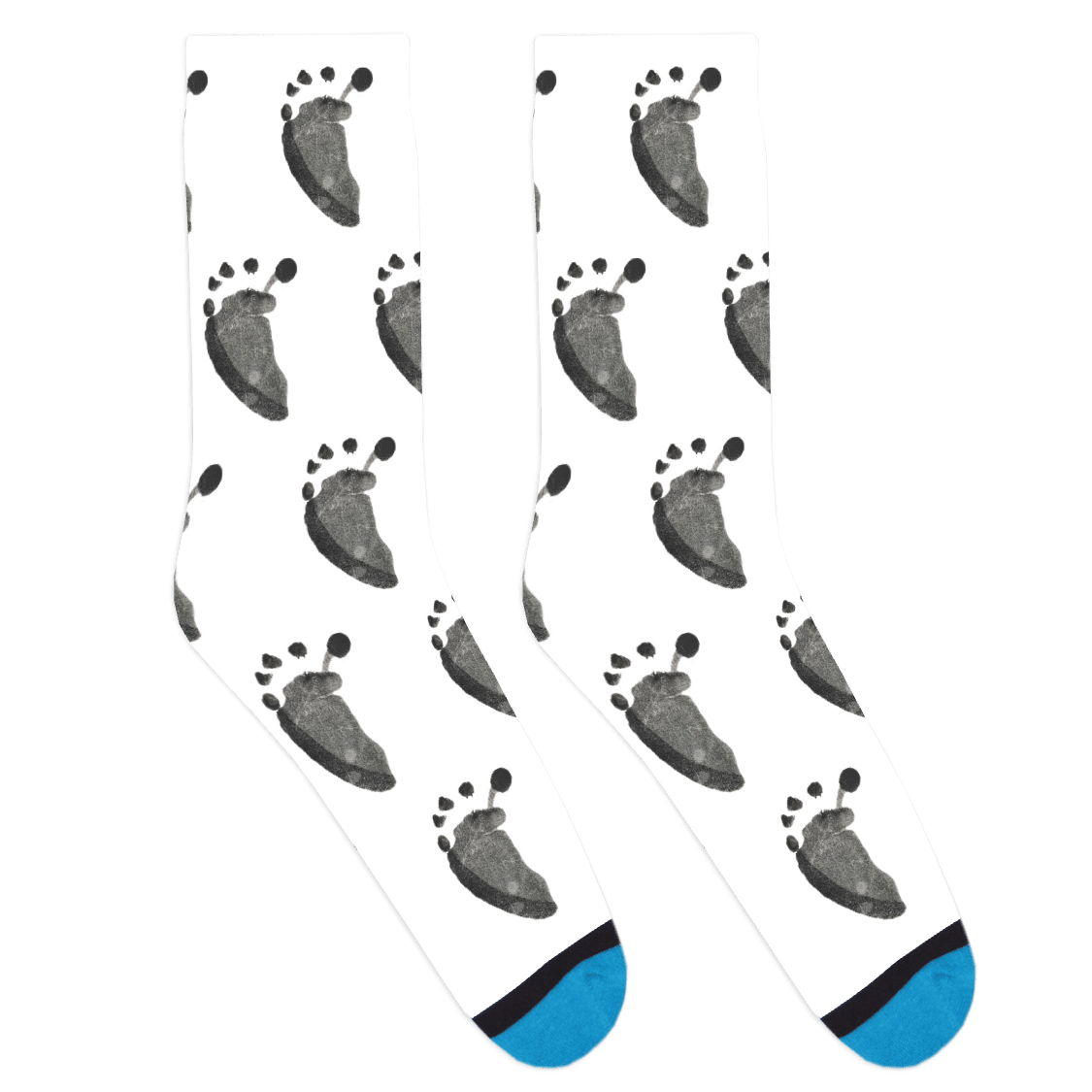 Custom Baby Footprint Socks