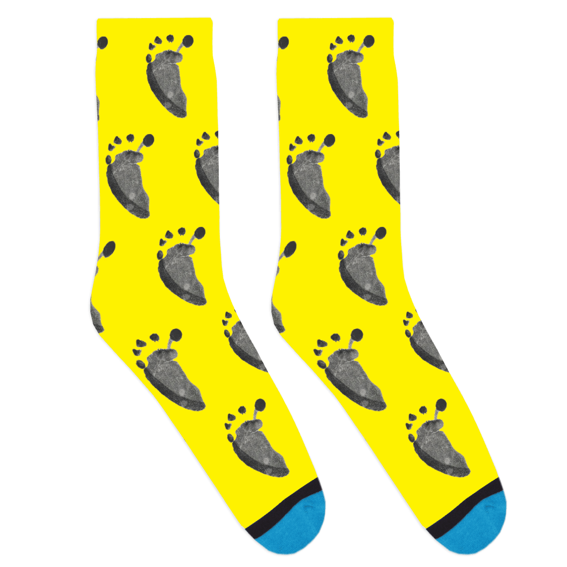 Custom Baby Footprint Socks