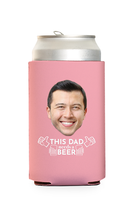 Custom This Dad Needs a Beer Can Cooler