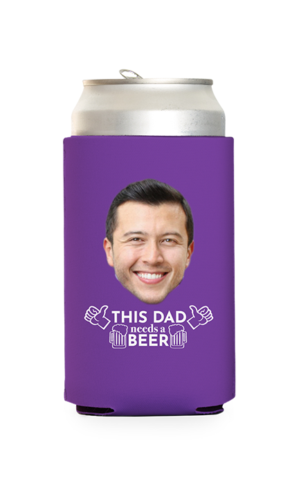 Custom This Dad Needs a Beer Can Cooler