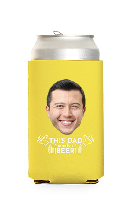 Custom This Dad Needs a Beer Can Cooler