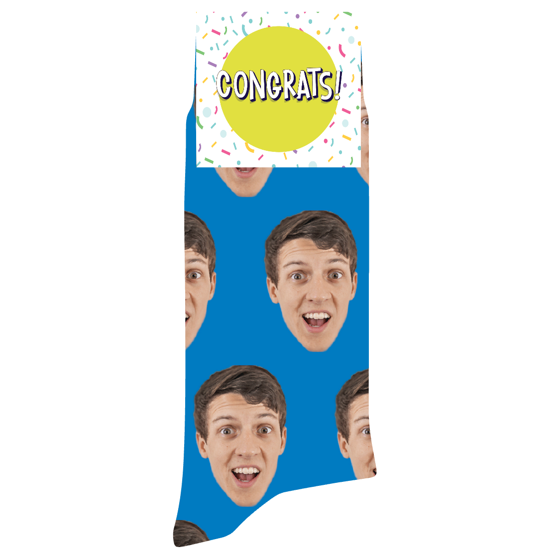 Custom Face Socks with Packaging