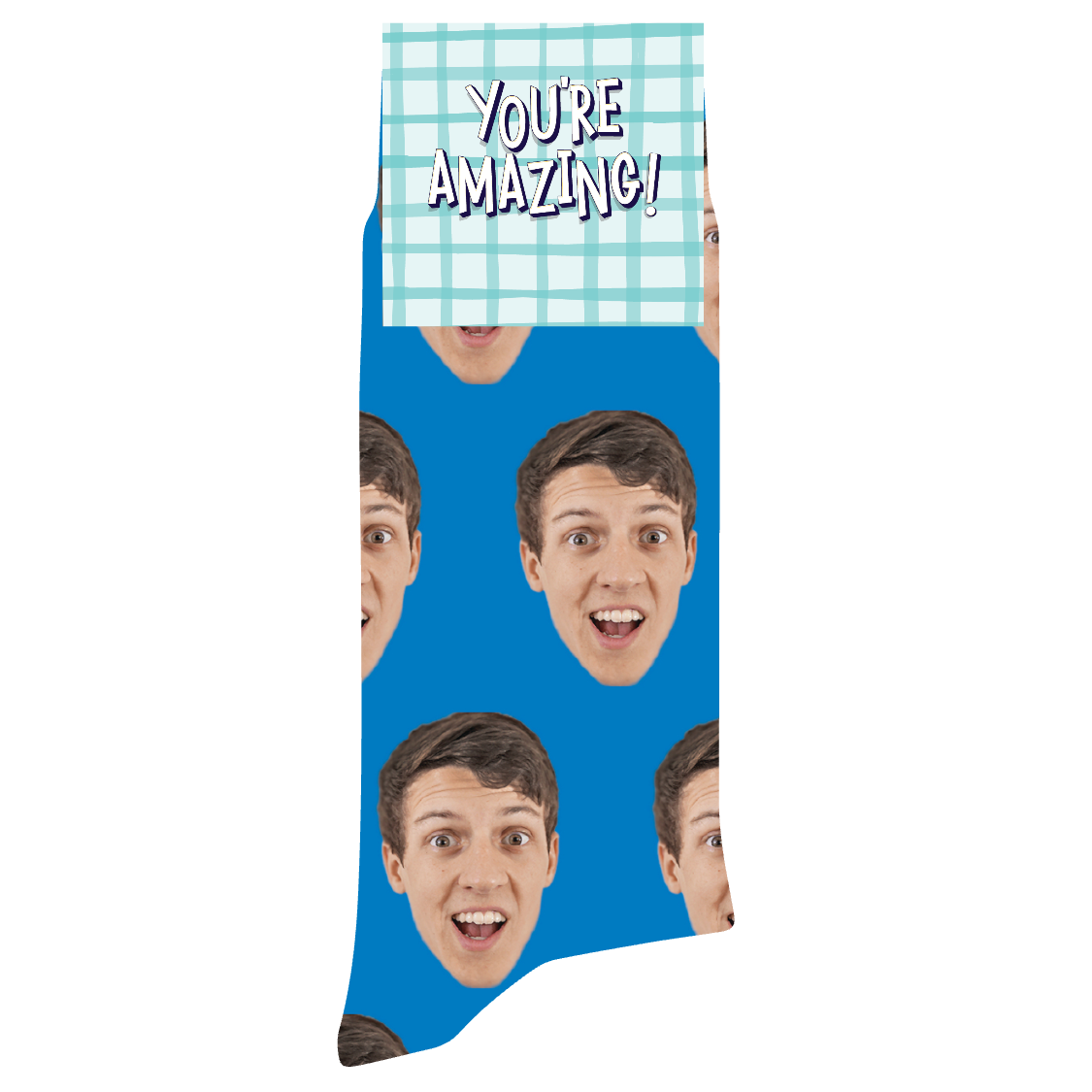 Custom Face Socks with Packaging