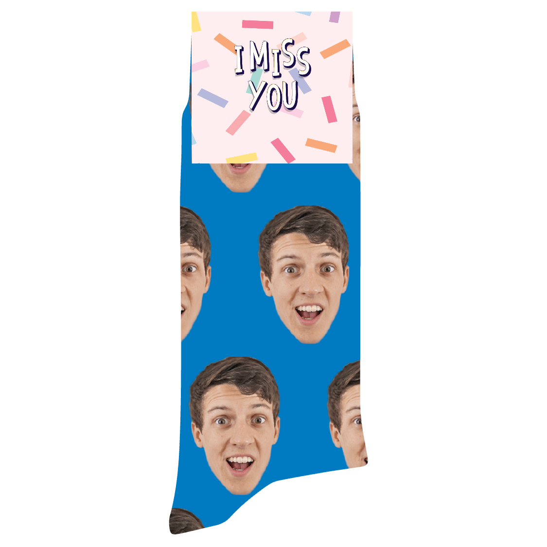 Custom Face Socks with Packaging