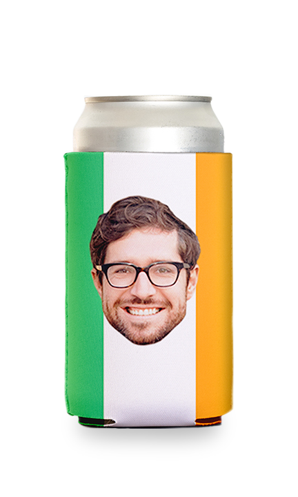 Custom Irish Flag Can Cooler