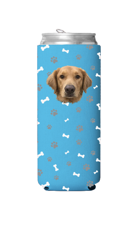 Custom Dog Pattern Can Cooler