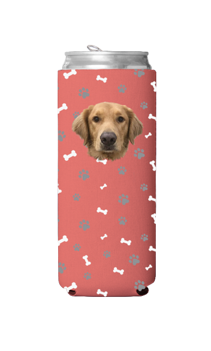 Custom Dog Pattern Can Cooler