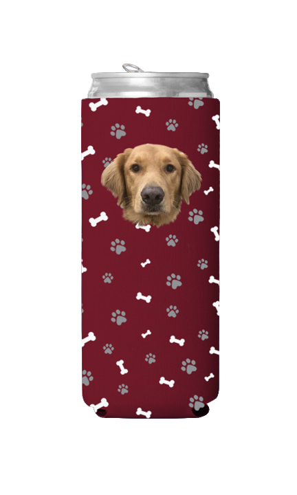 Custom Dog Pattern Can Cooler