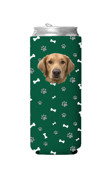 Custom Dog Pattern Can Cooler