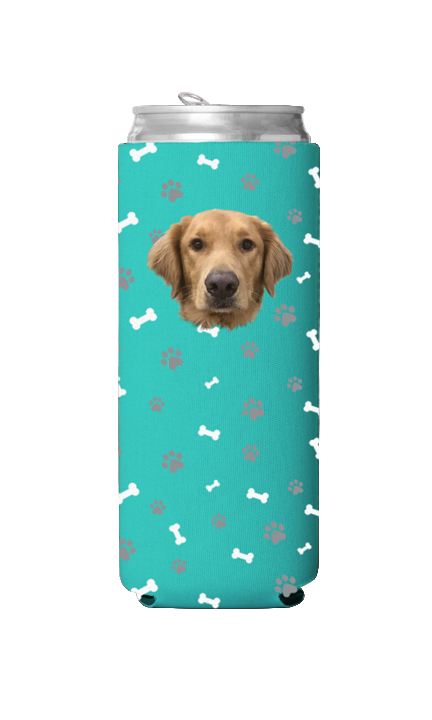 Custom Dog Pattern Can Cooler