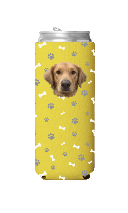 Custom Dog Pattern Can Cooler