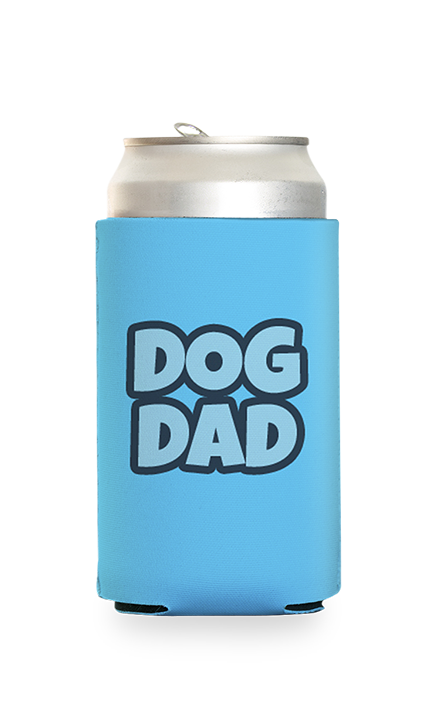 Dog Dad Predesigned Can Cooler