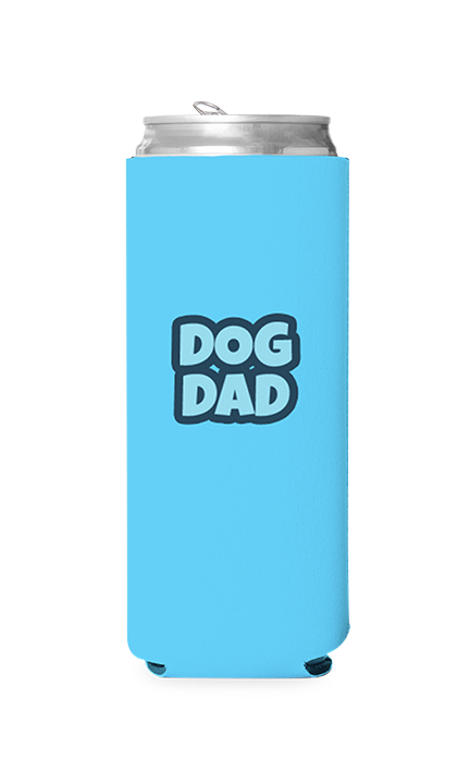 Dog Dad Predesigned Can Cooler