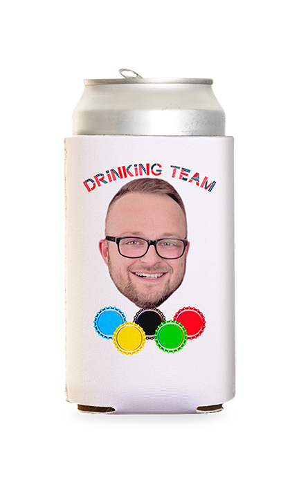 Custom Drinking Team Caps Can Cooler