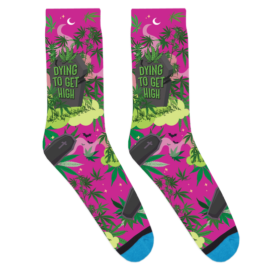 Dying to Get High Socks