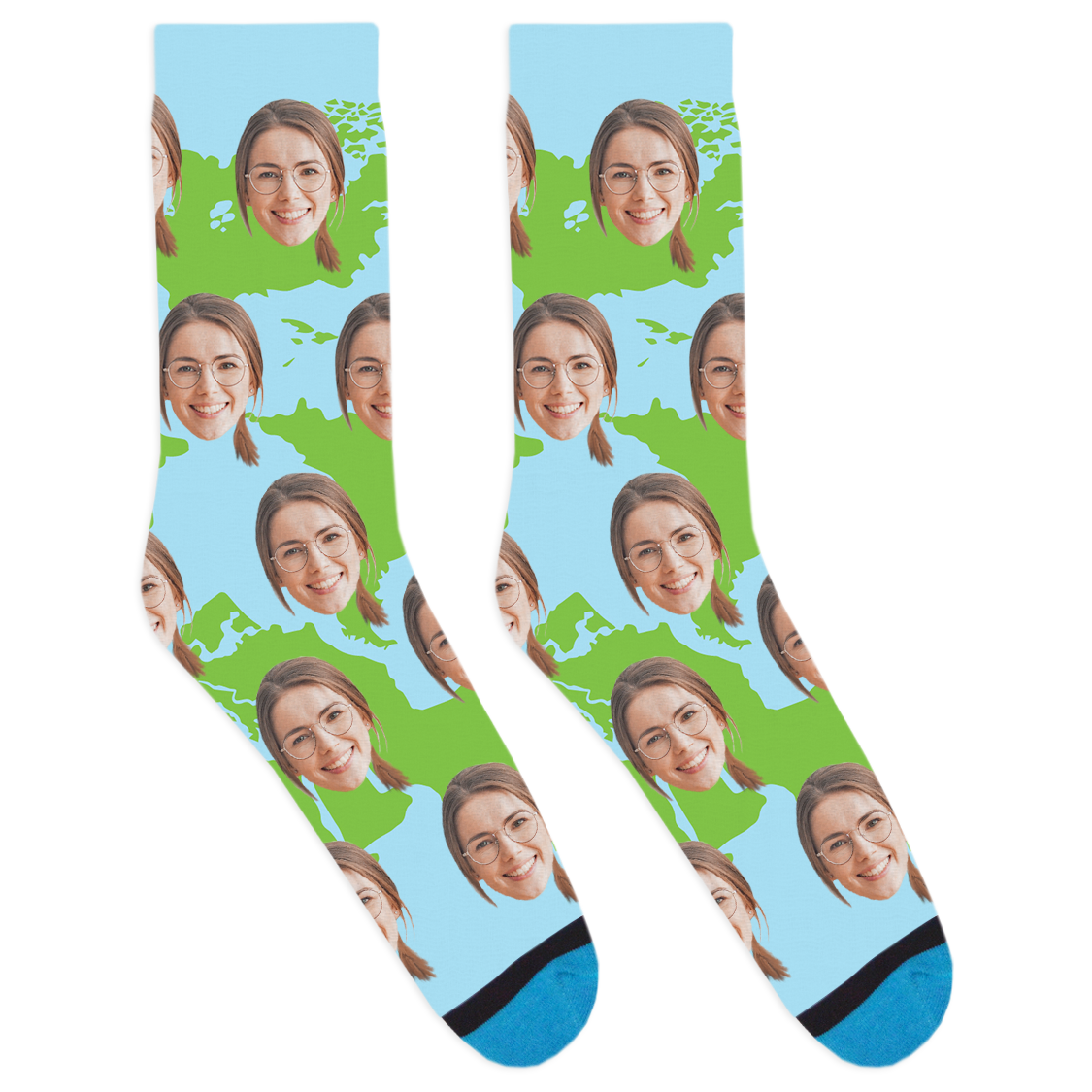 Custom Earth Socks