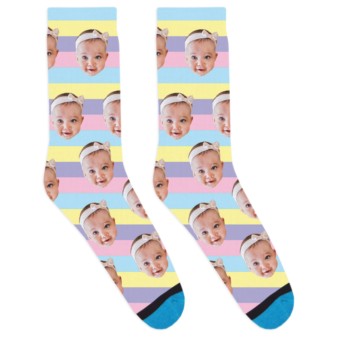Custom Easter Rainbow Socks