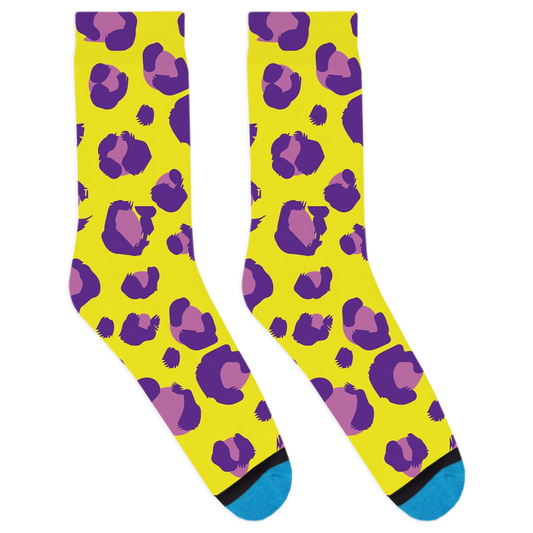 Electric Cheetah Socks