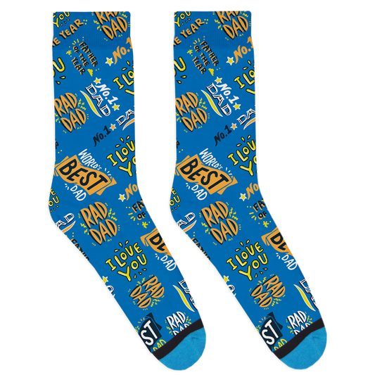 Pre-Designed Dad Pattern Sock