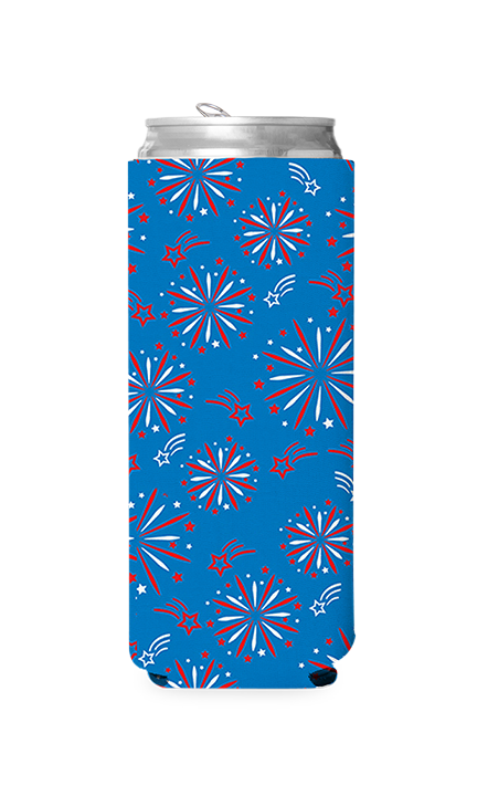 Fireworks Predesigned Can Cooler