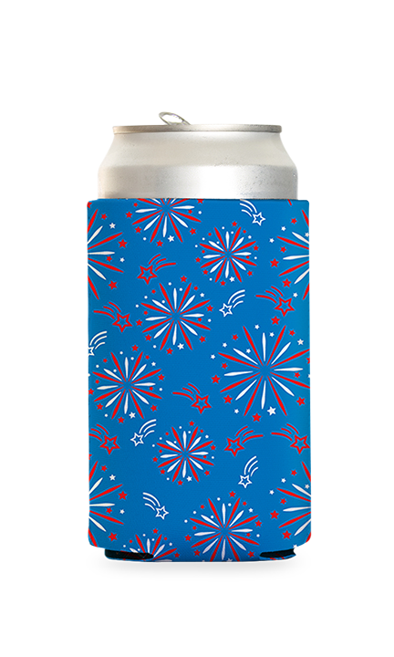Fireworks Predesigned Can Cooler