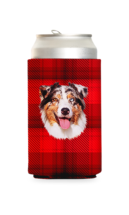 Custom Flannel Can Cooler