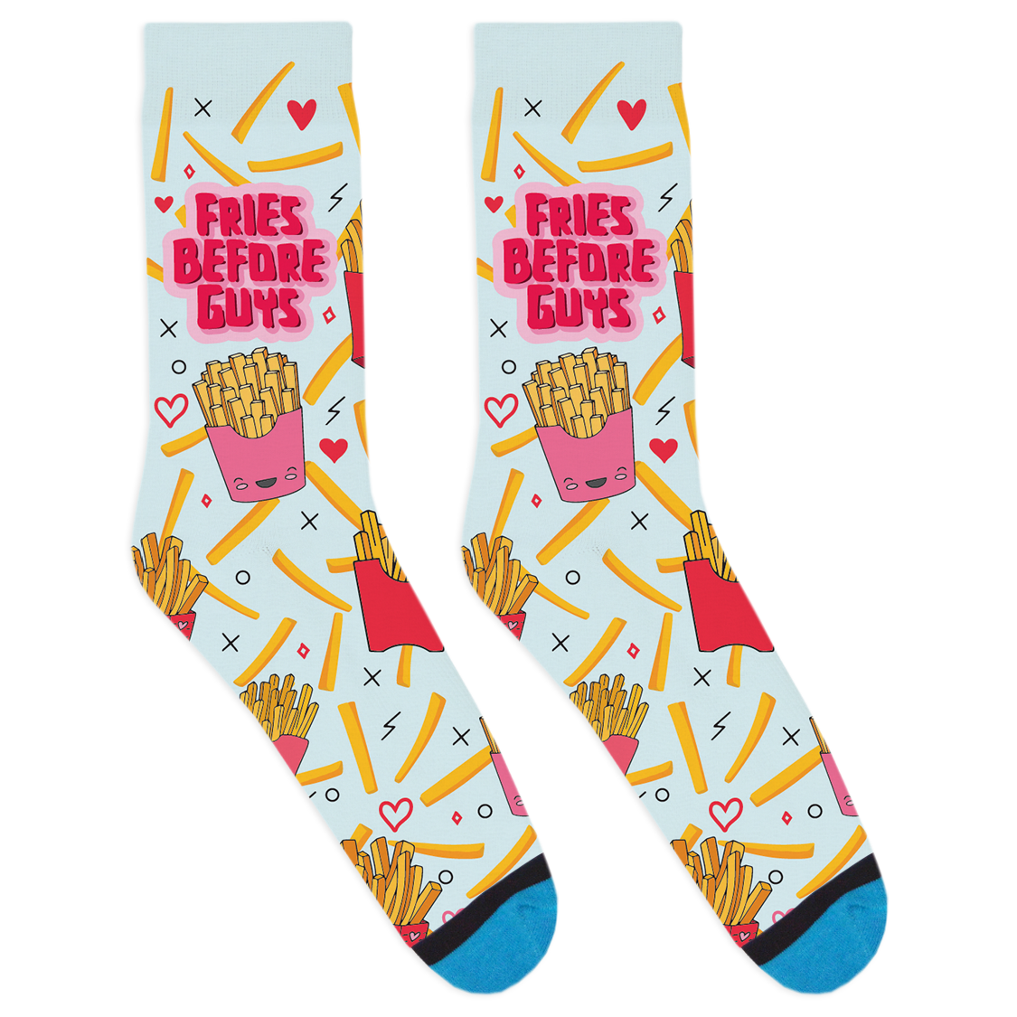 Fries Before Guys Socks