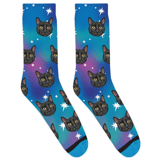 Custom Galaxy Socks