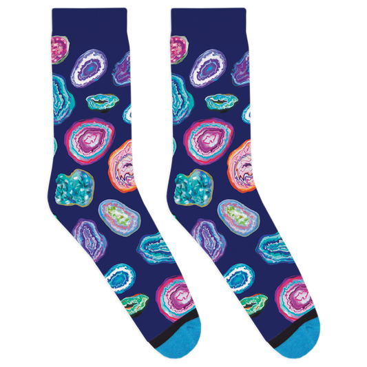 Geo Rocks Socks