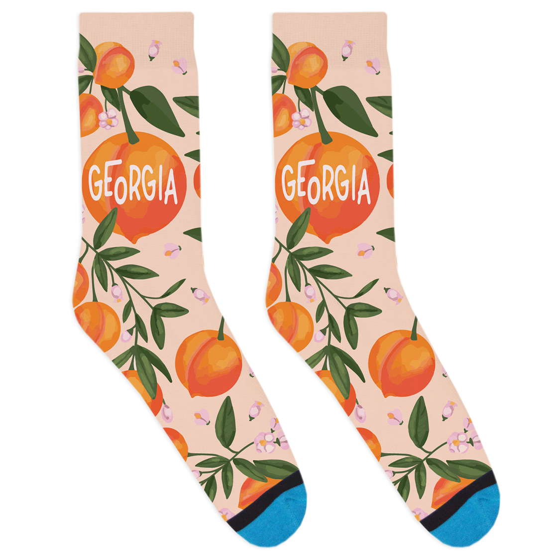 Georgia Peaches Socks