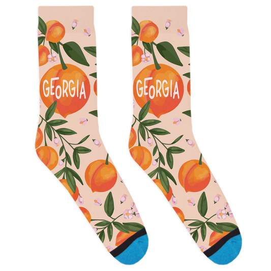 Georgia Peaches Socks