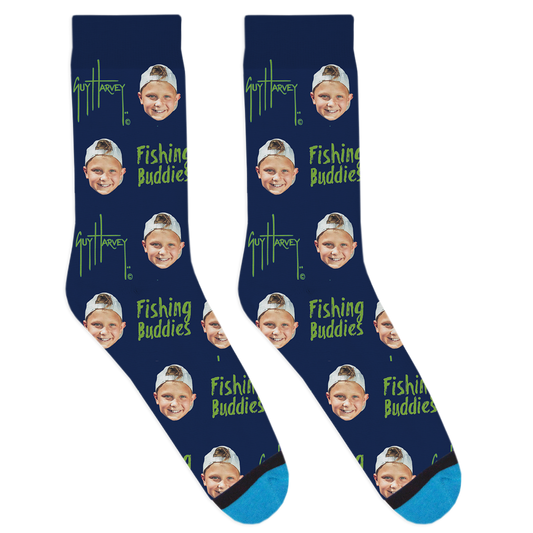 Custom Guy Harvey Fishing Buddies Socks