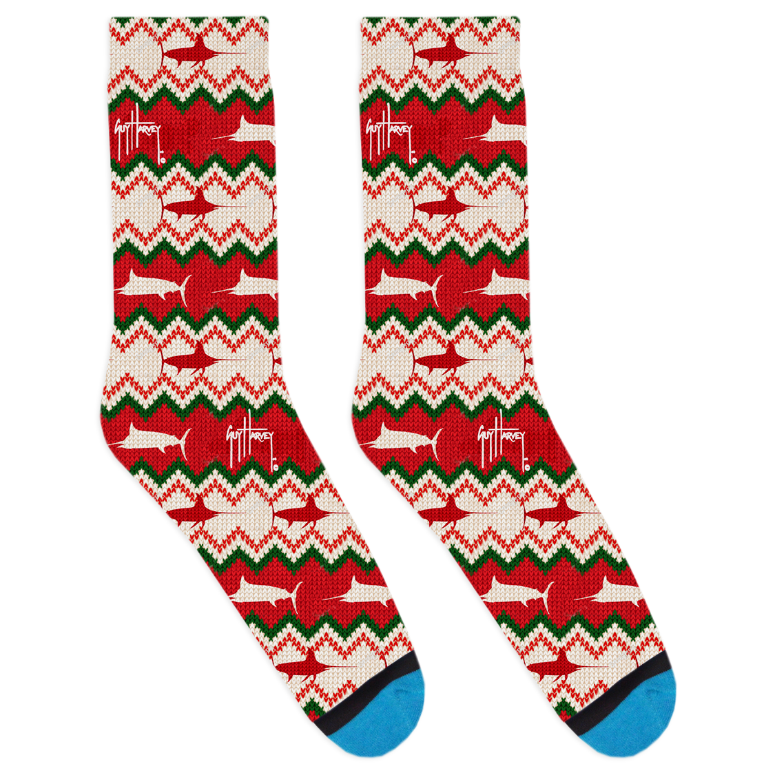 Guy Harvey Holiday Sweater Socks