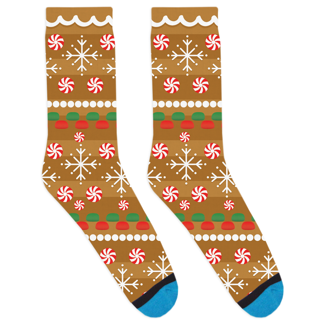 Gingerbread House Socks