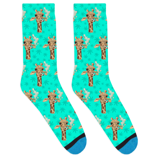 Canna-Mals: Flyer the Giraffe Socks