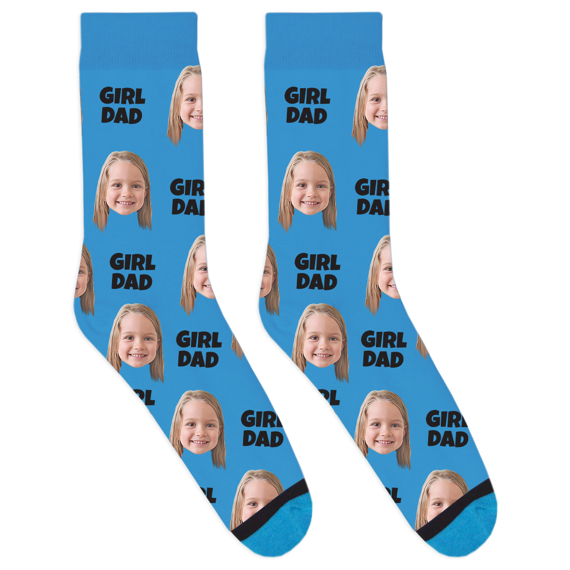 Custom Girl Dad Socks