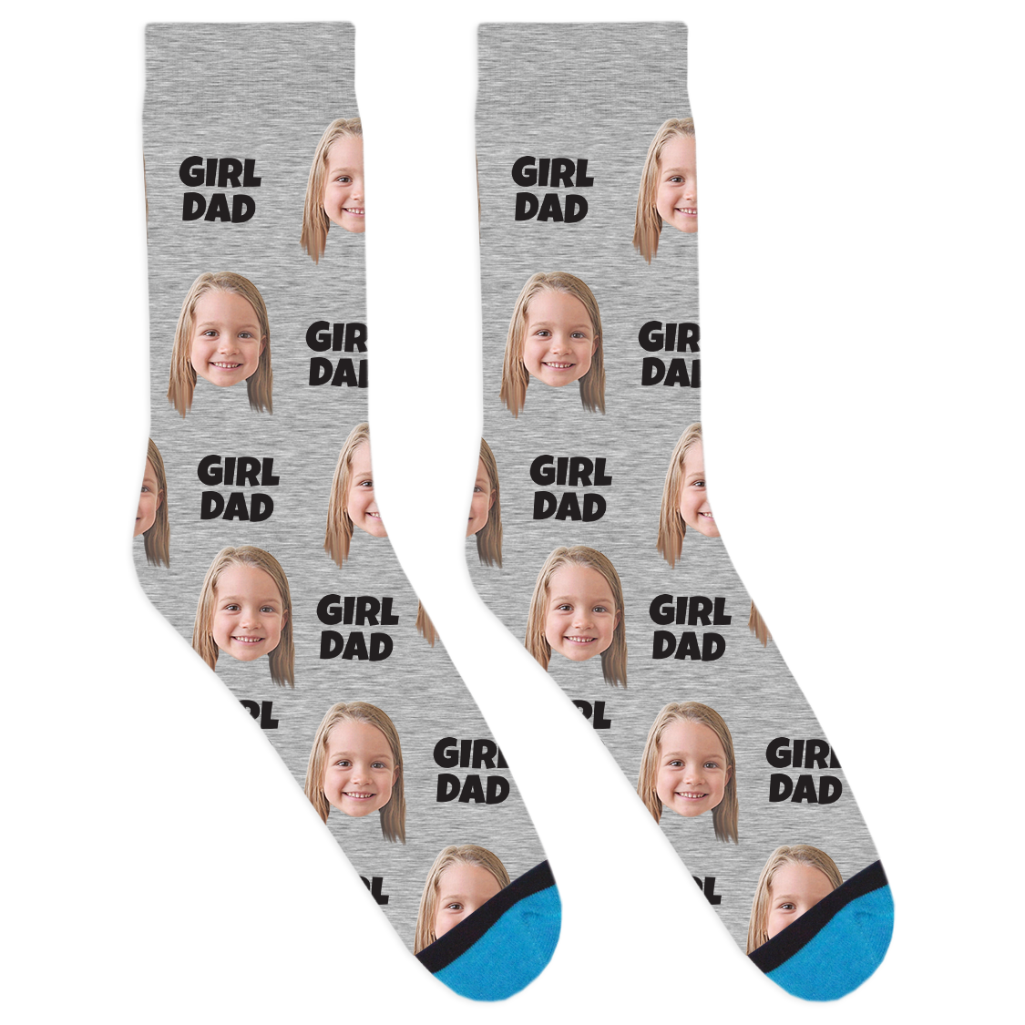 Custom Girl Dad Socks